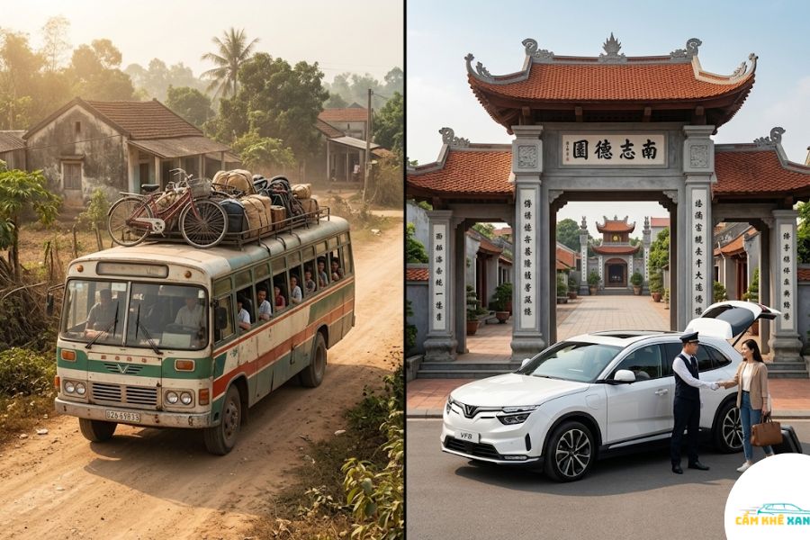 So sánh chi tiết ưu nhược điểm giữa xe ghép Cẩm Khê và xe khách truyền thống